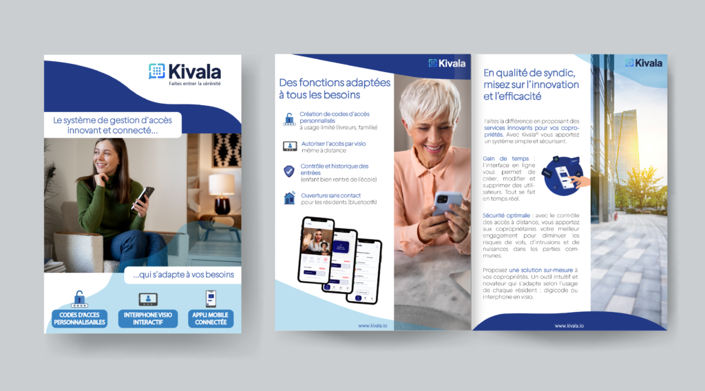 BROCHURE COMMERCIALE PRINT MARKETING COMMUNICATION DIGITALE
