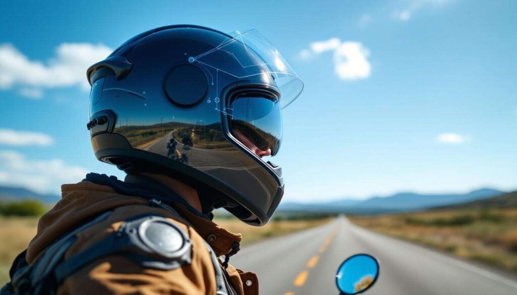 Un casque moto avec réalité augmentée grâce à une tech française : les motards découvrent une nouvelle façon de voir la route