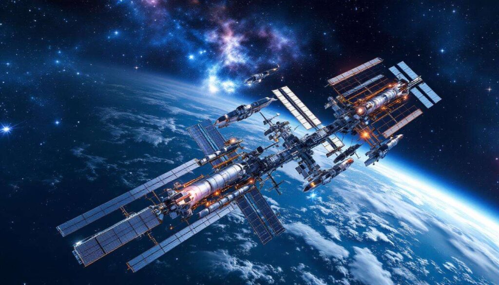 ? Embouteillage en orbite: la Station spatiale internationale accueille huit vaisseaux simultanément