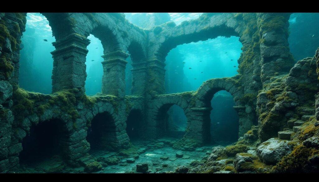 Une structure monumentale engloutie révèle une civilisation oubliée au large des côtes bretonnes