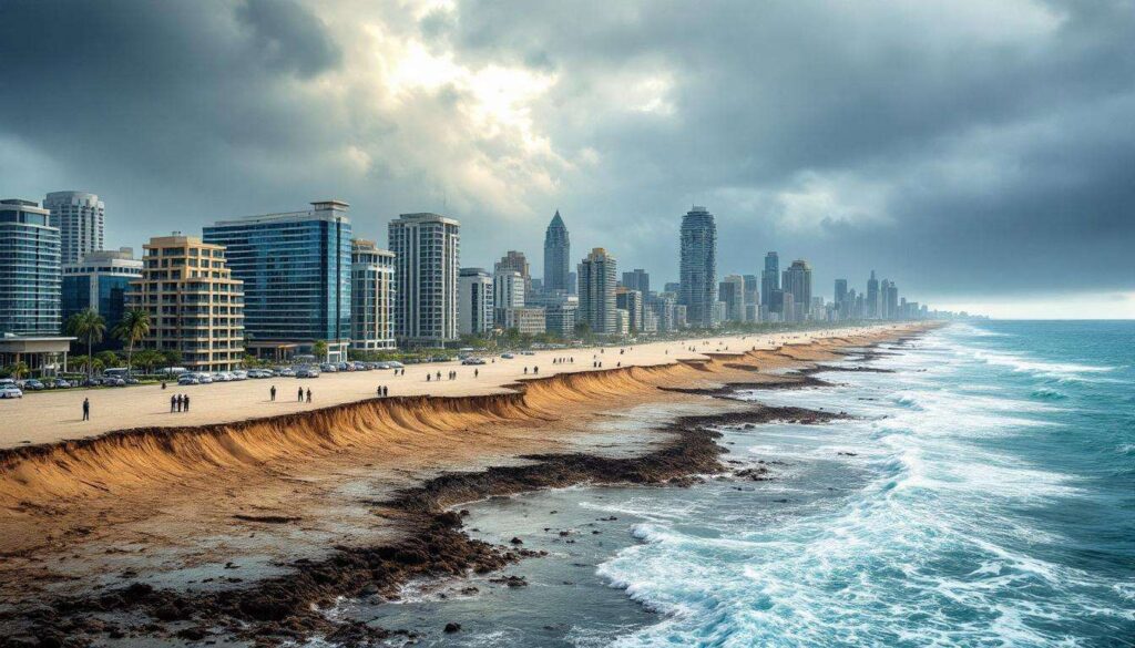 Réchauffement climatique : 56 % des villes côtières du monde ont reculé face à la mer