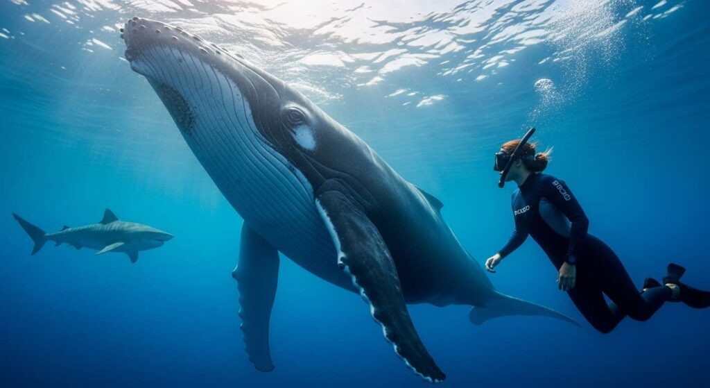 Comment une baleine à bosse a, un jour, sauvé une scientifique d’un requin-tigre
