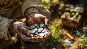 Un archéologue découvre un véritable trésor de pièces d'argent datant du XIe siècle