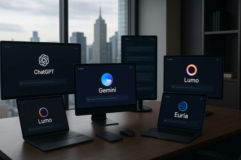 ChatGPT, Gemini, Lumo, Euria ou Claude: quel chatbot choisir pour quelle tâche? Voici comment sélectionner votre assistant IA
