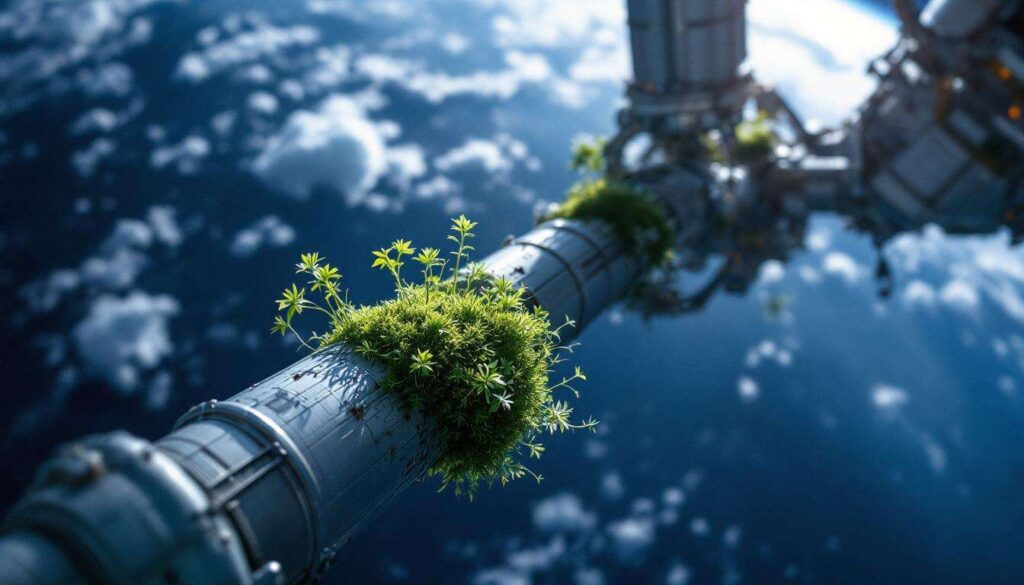 ISS : comment une simple mousse a survécu au rayonnement cosmique pendant neuf mois